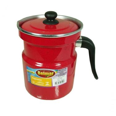 Imagem de Leiteira Fervedor Com Apito Vermelha Pigmentada 1.6l Belmar