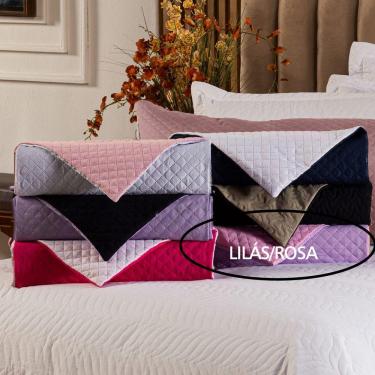 Imagem de Capa Fronha De Xuxão Matelado Dupla Face Avulsa 1,45m X 45cm - Microfibra Matelada Lilás-rosa