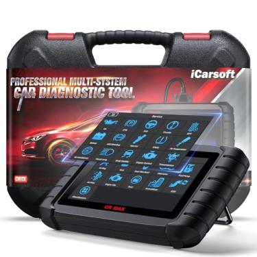 Imagem de Ferramenta de digitalização bidirecional iCarsoft CR MAX OBD2 Ferramenta de diagnóstico com CAN FD, 49 Reset, teste ativo para ventilador de resfriamento/bomba MIL/ABS, leitor de código de sistemas