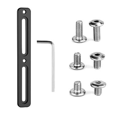 Imagem de Adaptador de gaiola de garrafa de bicicleta, base de montagem B-RAD de liga de alumínio ajustável com posição alternativa, suportes de suporte de gaiola de garrafa de água para BTT Road Mountain Bike