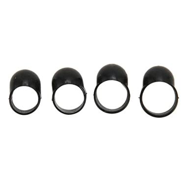 Imagem de Tambor de língua para dedos protetor de dedo handpan 4 unidades de tamanhos variados Mangas de dedo para bater em cimento de plástico para instrumentos de percussão Tambores de