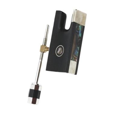 Imagem de KiBcsLic Talão para arco de violino 4/4, acessórios para instrumentos musicais, som profissional aprimorado e peças de reparo para luthiers.