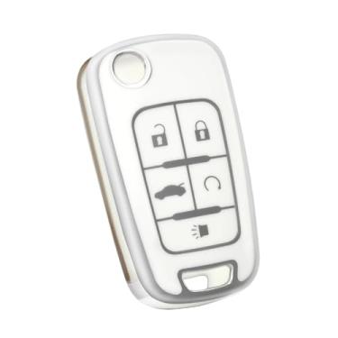 Imagem de Capa de chave de carro para Chevrolet Chevy GMC Buick Encore Terrain Malibu Camaro Cruze Impala Equinox Volt Spark Sonic