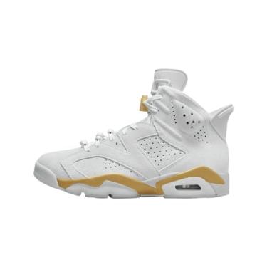 Imagem de Tênis feminino Air Jordan 6 Retro Pearl (DQ4914-074, platina pura/ouro metálico/leite de coco), Platina pura/ouro metálico/leite de coco, 36