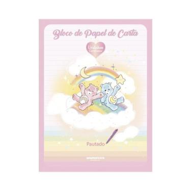 Imagem de Papel de Carta Animativa Ursinhos Carinhosos 48 Folhas 180x240mm