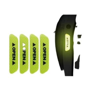 Imagem de Adesivos Refletivos Para Portas De Carro 4PCS Fita De Aviso De Seguran