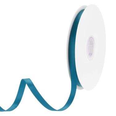 Imagem de Fita de cetim de 1/10.2 cm fita de cetim de gorgorão fina de seda sólida para buquê de casamento para presente de dia dos namorados caixa de bolo laços creme verde escuro