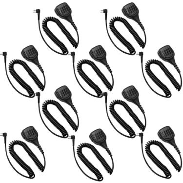 Imagem de Pacote com 10 microfones de alto-falante PMMN4013a para microfone de ombro CP200 CP200D PMMN4013 com conector de 3,5 mm para Motorola R2 CP100D CP185 BPR40D BPR40 PR400 CLS1110 CLS1410 CLS1110 RR110