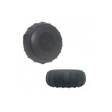 Imagem de Caixinha Bluetooth Portátil 5W à Prova d’Água – 1200mAh, USB/SD/P2, Ajuste de Volume, Som Forte e Design Leve – Preto, Cinza ou Camuflado – Homologada