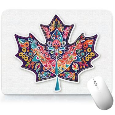 Imagem de Tapete de mesa de folha de couro, tapete de mouse de arte colorida, teclado de computador, mousepad para jogos, protetor e capa à prova d'água, capa decorativa de couro PU, tapete de mouse para laptop