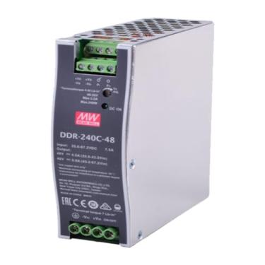 Imagem de Mean Well 240W Fonte De AlimentaçãO Para Computador De Bancada Tipo Din Rail Dc-Dc Sfx Psu Pc Fonte De AlimentaçãO Totalmente Modular 48V 5A (DDR-240C-48 48V/5A/240W/DIN Rail Power)