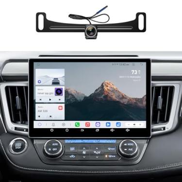 Imagem de Rádio automotivo de 11,5 polegadas para Toyota RAV4 Stereo 2013-2018 com CarPlay sem fio e Android Auto/Android 13/5G WiFi/tela sensível ao toque/FM/AM/4 GB RAM + 64 GB de ROM