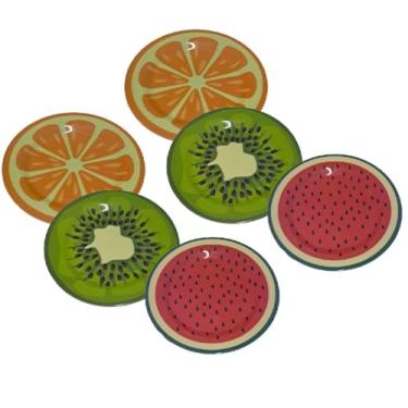 Imagem de Conjunto 6 Pratos de Fruta Em Melamina Para Jantar 25cm