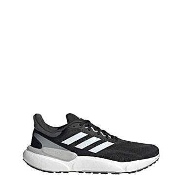 Imagem de adidas Tênis masculino Solarboost 5, Core Black/Calçado Branco/Cinza Dois Pretos, 38