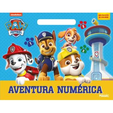 Imagem de Livro - Patrulha Canina Aventura Numérica - Meu Blocão de Colorir