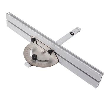 Imagem de LiebeWH Ângulo Transferidor Diy Serra de Fita Régua de Carpintaria para Ferramenta de Aleta Redonda Rampa ângulo Placa Liga Alumínio Push Lidar Merchandisers