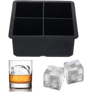 Imagem de Kit 02 Formas Gelo Frutas Silicone 4 Divisões Multicolor 11cm - Empilhável Desenforme Fácil 230°C, Temperos Chocolate Airfryer