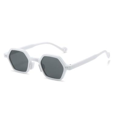 Imagem de Óculos de Sol UV400 - Lentes Candy Clear Ocean com Rebites para Homens e Mulheres, Esportes ao Ar Livre, Corrida e Ciclismo, Branco