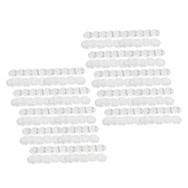 Imagem de Acouto 100 Conjuntos de Emblemas de Botão Transparente de 1,7 Polegadas, Artesanato, Emblemas de Design Reutilizáveis ​​e Transparentes, Projetos Escolares, Presentes e Acessórios para Eventos