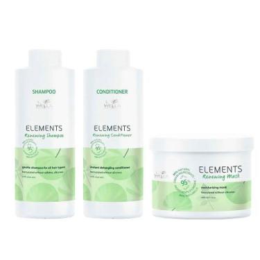 Imagem de Wella Professionals Elements Renewing Kit  Shampoo + Máscara + Condici