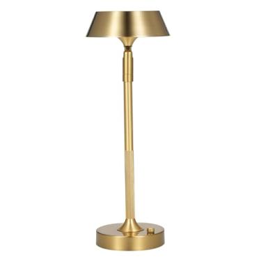 Imagem de Lâmpada de Mesa Metal LED Criativa Vintage Luz Livro Cabeceira Leitura Estudo Proteção para os Olhos Noturna USB