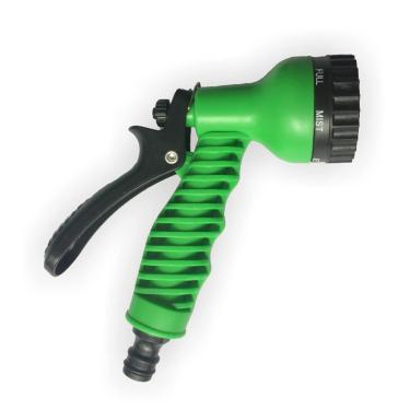 Imagem de Lavadora de Água Carro Alta Pressão Bico Mangueira Portátil Pulverização com 7 Funções Manual para Lavar Carros Regar Flores e Limpar Pisos