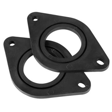 Imagem de RicoRich Anéis espaçadores adaptadores de alto-falante Tweeter para Toyota Tacoma 4Runner 2005-2023 Subaru WRX Forester 2015-2022, recorte de 3,8 cm, instalação de áudio do painel