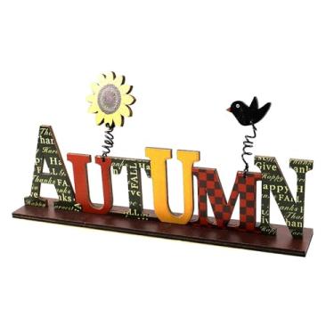 Imagem de Sclmgo Quadro de Letras Decorativo para Mesa com Tema de Outono E Colheita de ação de Graças - Enfeite para Sala de Jantar E Festas, Style G, Tamanho real