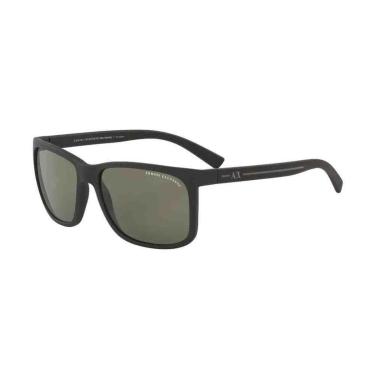 Imagem de ÓCULOS DE SOL ARMANI EXCHANGE AX4041SL 80789A58 PRETO-Masculino