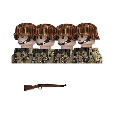 Imagem de Brinquedos De Blocos De Montar De Soldado Da Marinha Alemã Da Segunda 