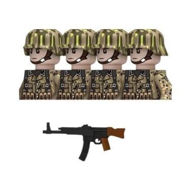 Imagem de Brinquedos De Blocos De Montar De Soldado Da Marinha Alemã Da Segunda 