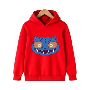 Imagem de Moletom Infantil Com Capuz De Tigre Derpy, Pulôver De Fleece Para Meni