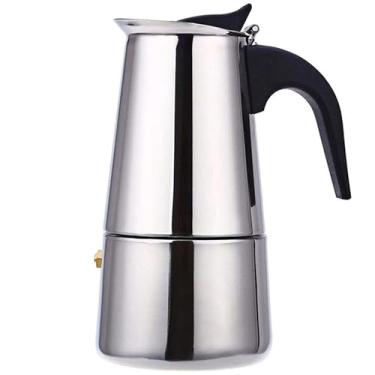 Imagem de Urnas de café de aço inoxidável – Mocha Expresso Latte Percolator Fogão Cafeteira – Ferramenta para bebidas