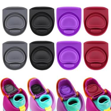 Imagem de ZONBBEE 8 peças de rolha de substituição para Owala FreeSip 680.4 g 947.2 g, tampa de tampa de vedação de silicone superior acessórios de peças de reposição compatíveis com Owala 16/19/24/32/1,134 g