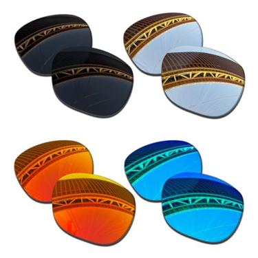 Imagem de LenzProse Lentes de reposição polarizadas de 1,5 mm para óculos de sol inteligentes Ray-Ban Meta Headliner RW4013 50 mm (Gen2), Pacote com 4 pares polarizados - 1,5 mm, 50mm