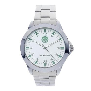 Imagem de Relógio Palmeiras Casual Aço Masculino SEP23-003-1-Masculino