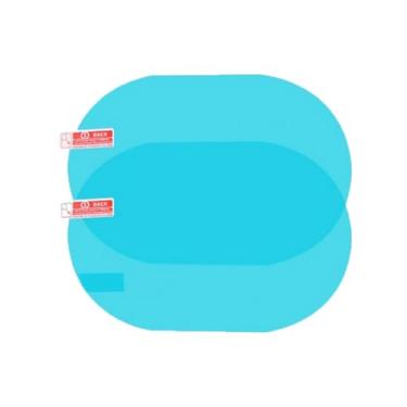 Imagem de Película à prova de chuva para espelho retrovisor de carro, 2 peças HD Nano antirembaçamento antirreflexo adesivo protetor impermeável, universal para carros/SUVs/caminhões (10 x 15 cm/3,9 x 5,7 pol.)