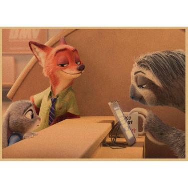 Imagem de Pôster Zootopias Anime Art 29,7x42cm Papel 150g