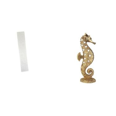 Imagem de Whtkoph Escultura de Abajur para Sala de Estar, Estatueta de Resina, Ornamento Decorativo para Presente, Estátua Dourada para Armário de Escritório