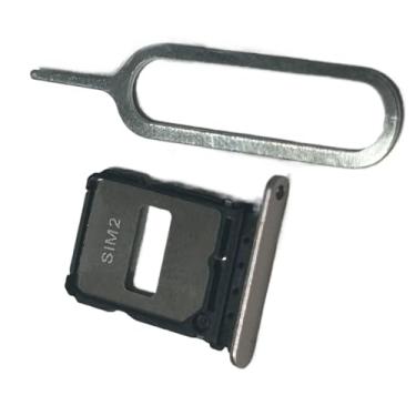 Imagem de zhxchzhi Suporte de bandeja de cartão SIM duplo OEM + pino compatível com Xiaomi 15T 5G Parts Golden