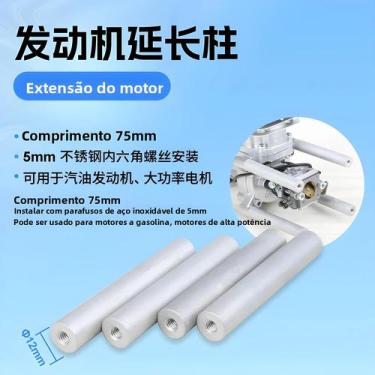 Imagem de Motor a gasolina com suporte de montagem, pilar e suporte - NONE