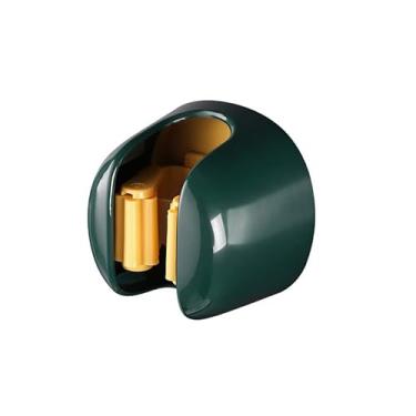 Imagem de Suporte de vassoura de parede – Organizador de rack de esfregão doméstico para cozinha, banheiro, lavanderia (verde)