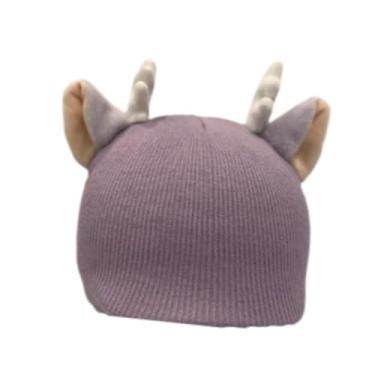 Imagem de simhoa Capa para capacete de esqui, gorro de tricô decorativo, acessório para capacete de snowboard e esqui, Orelhas de Rena Roxas