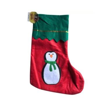 Imagem de Bota Natalina Papai Noel Decoração festa - FISIOSMART