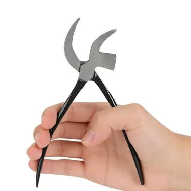 Imagem de Alicate de sapateiro, alicate de prensa de couro, alicate de metal prateado, alicate de sapateiro de couro de aço para fabricação de sapatos, ferramenta de trabalho de artesanato de couro