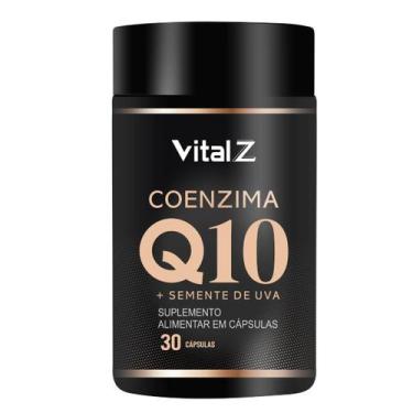Imagem de Coenzima Q10 Semente de Uva VitalZ  30 Cápsulas - Vital Z