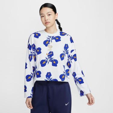 Imagem de Camiseta Nike Sportswear França Stripe Feminina-Feminino