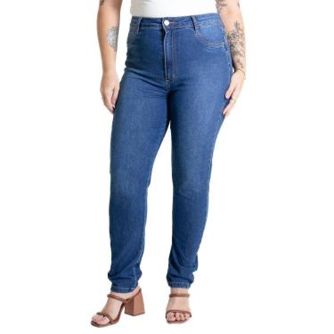 Imagem de Calça Jeans Sawary Plus Size - 280946 - Azul médio 50-Feminino