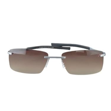 Imagem de JRLLFD Óculos de sol esportivos com perna elástica e sem aro, masculino e feminino, UV400, para pesca ao ar livre (0382-C007)