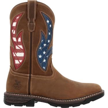 Imagem de Georgia Boot Carbo-Tec FLX Bota de trabalho patriótica de 28 cm, Marrom, 46